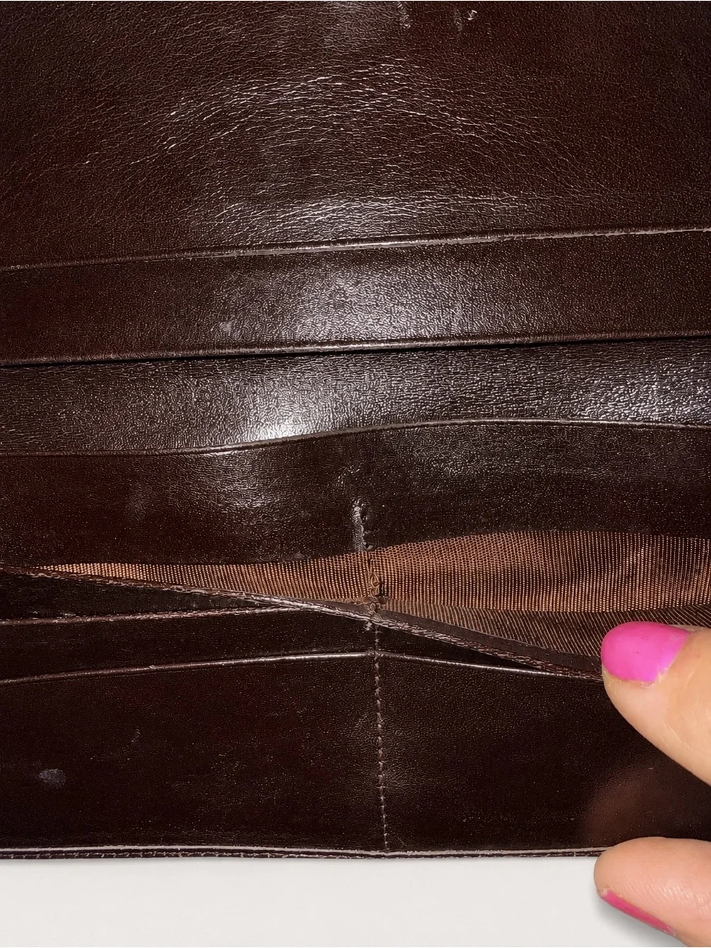 Fendi Brown Zucca Canvas & Leather Long Wallet | Vintage | Made in Italy